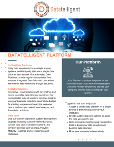 Datatelligent Platform Cover Image