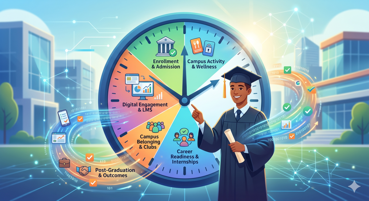 Student Success Lifecycle clock